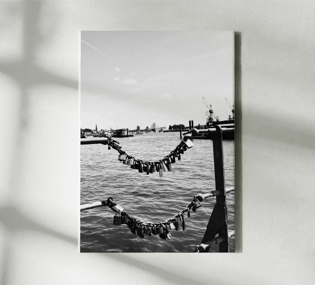 Keys to the Heart – Hamburg tela con Cornice a cassetta da DigiWunderwerk