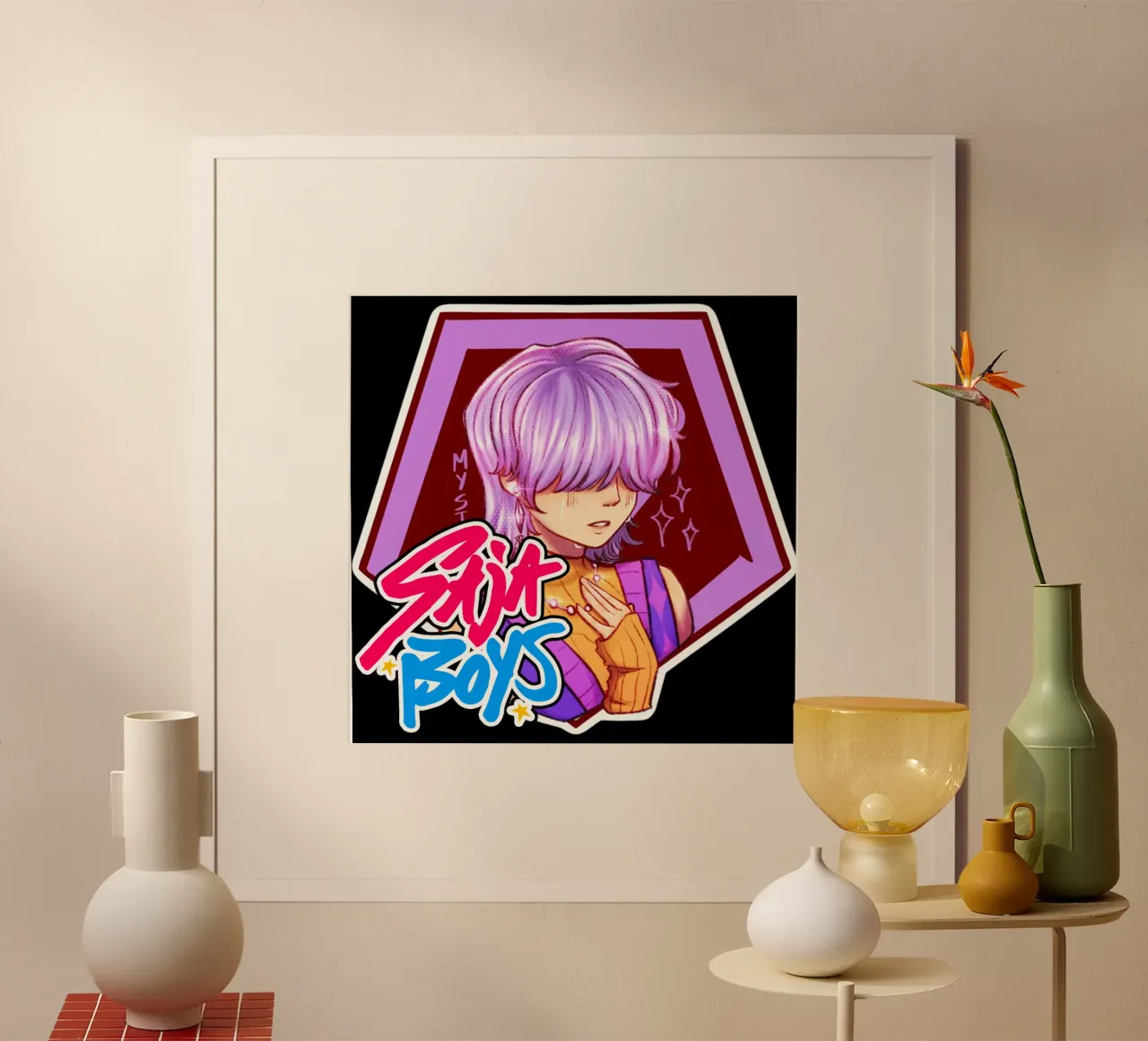 Cartonn Myst Saja Boys poster da eliouxence