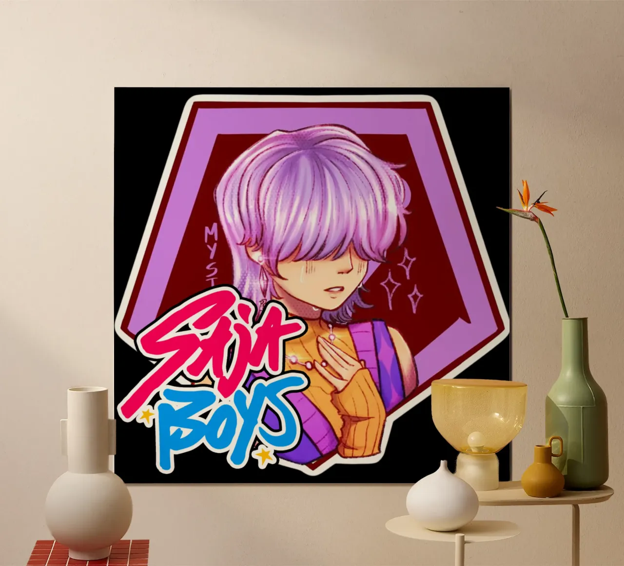 Cartonn Myst Saja Boys poster da eliouxence