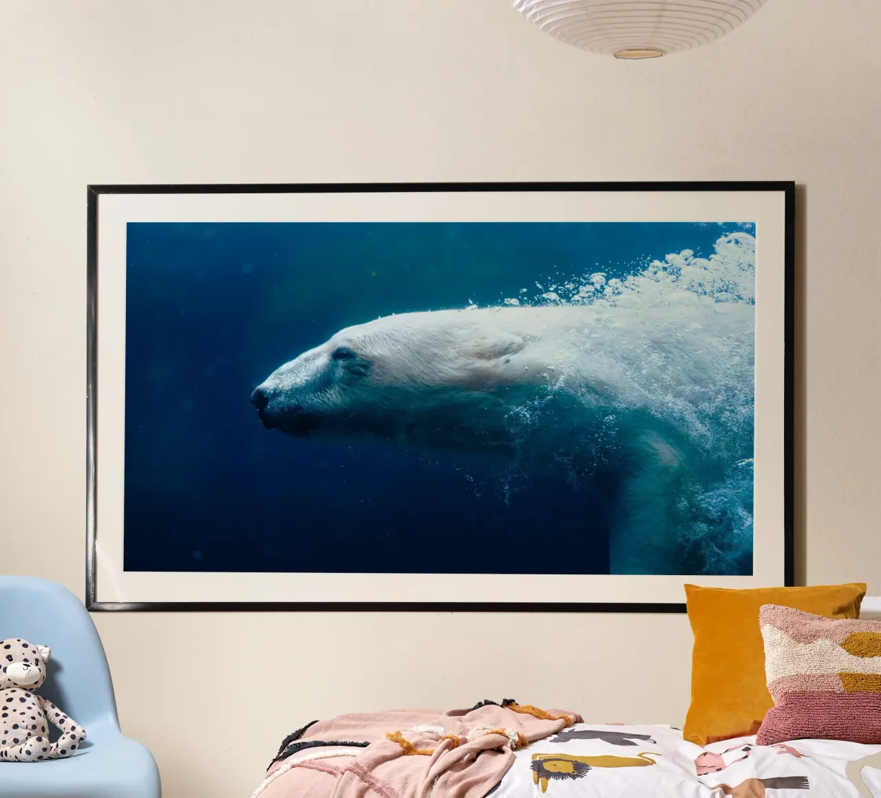 ice nature poster con telaio in plastica da lifeline