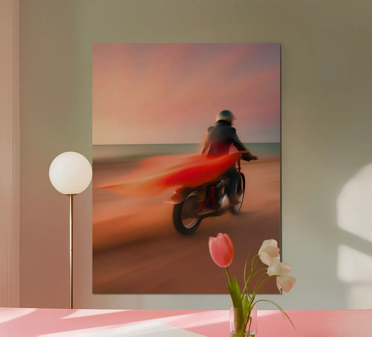 The Driver poster con telaio in legno da ICONICA Art Studio