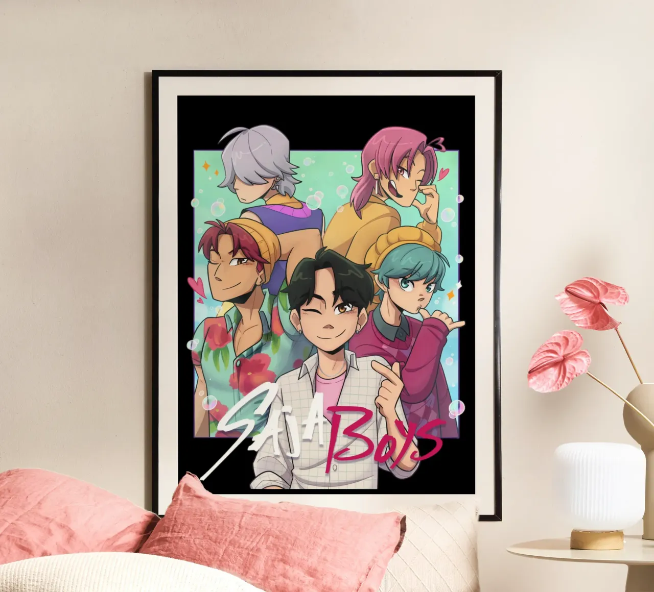 Vettore I ragazzi di Saja poster da eliouxence