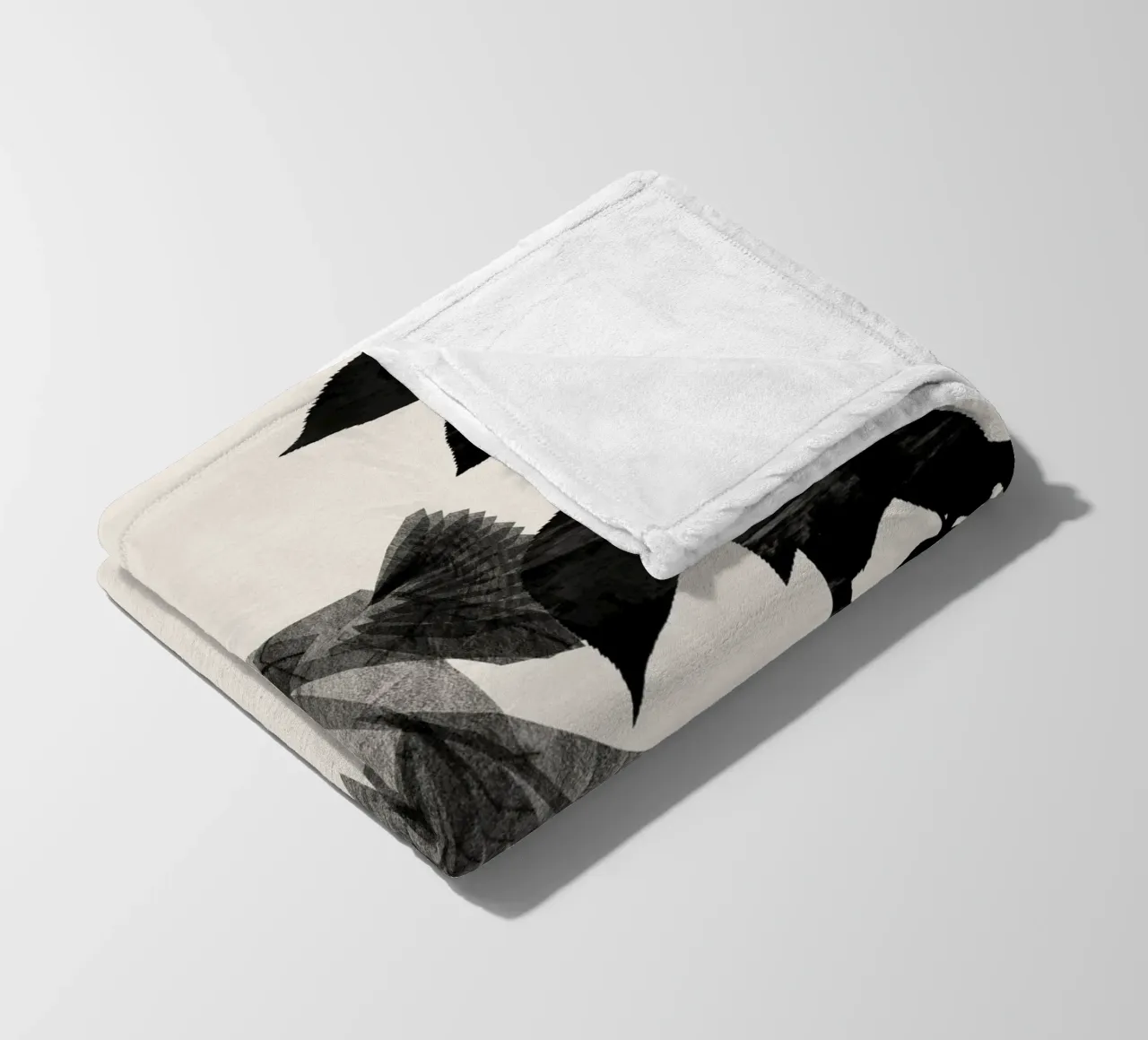 Danushka - Uccello botanico A coperta in pile da The Artcircle