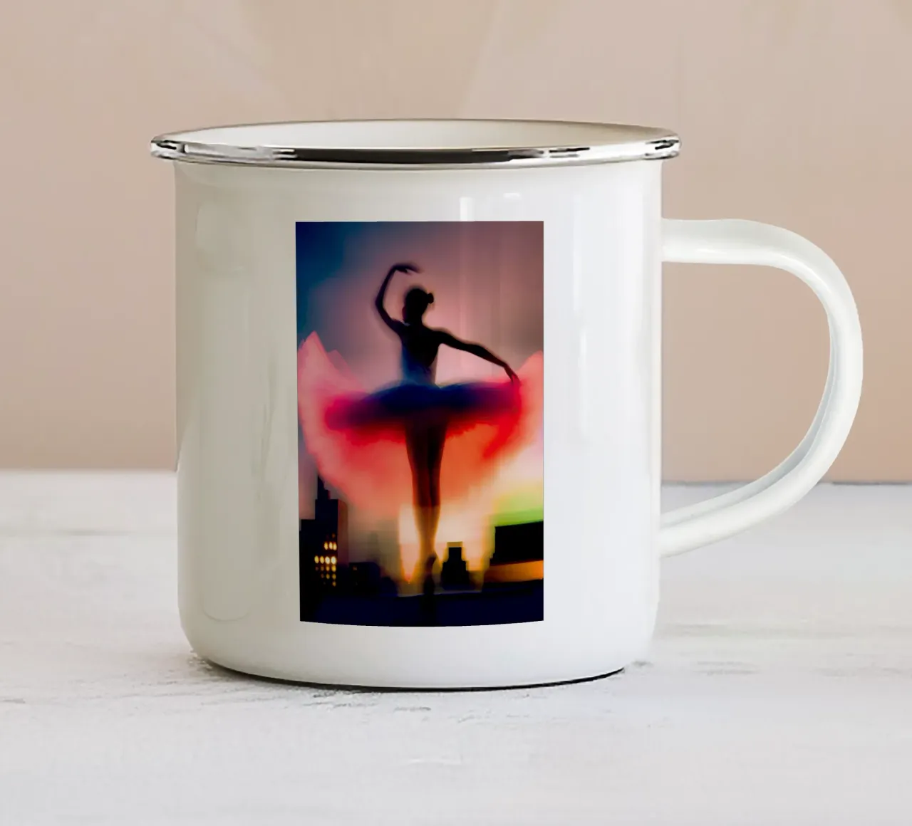 La Danseuse tazza in smalto da ICONICA Art Studio