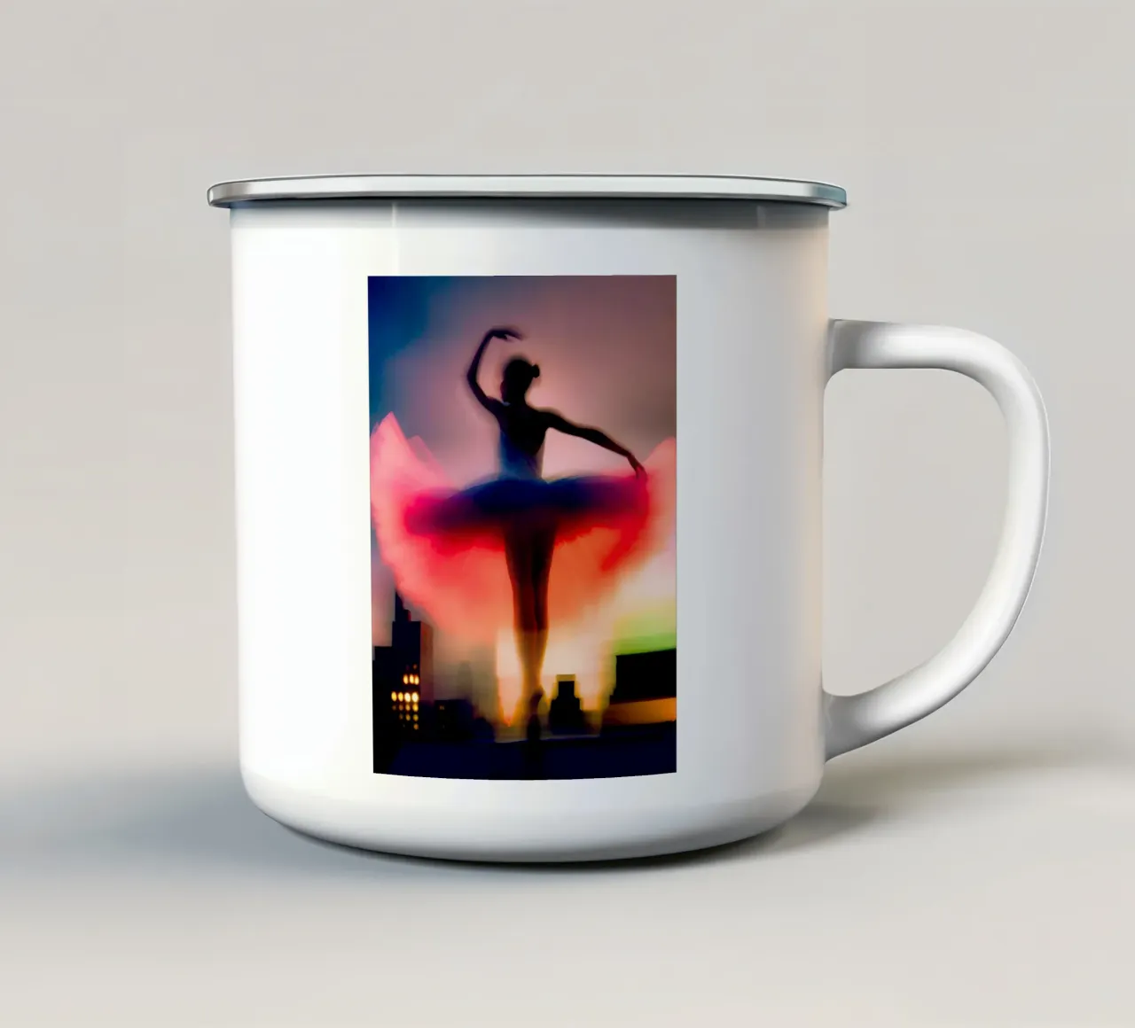 La Danseuse tazza in smalto da ICONICA Art Studio