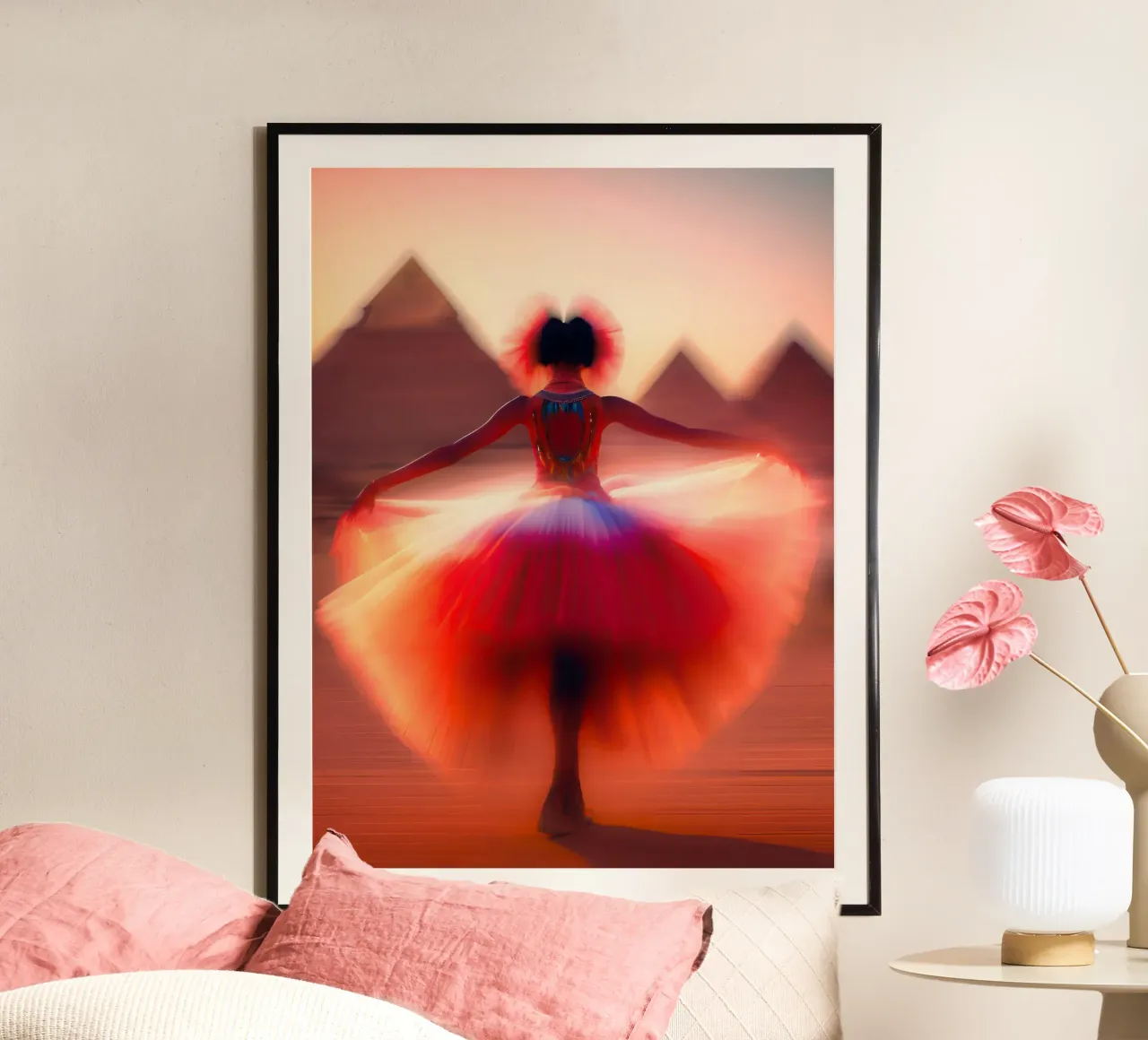 La Danseuse du Désert poster da ICONICA Art Studio