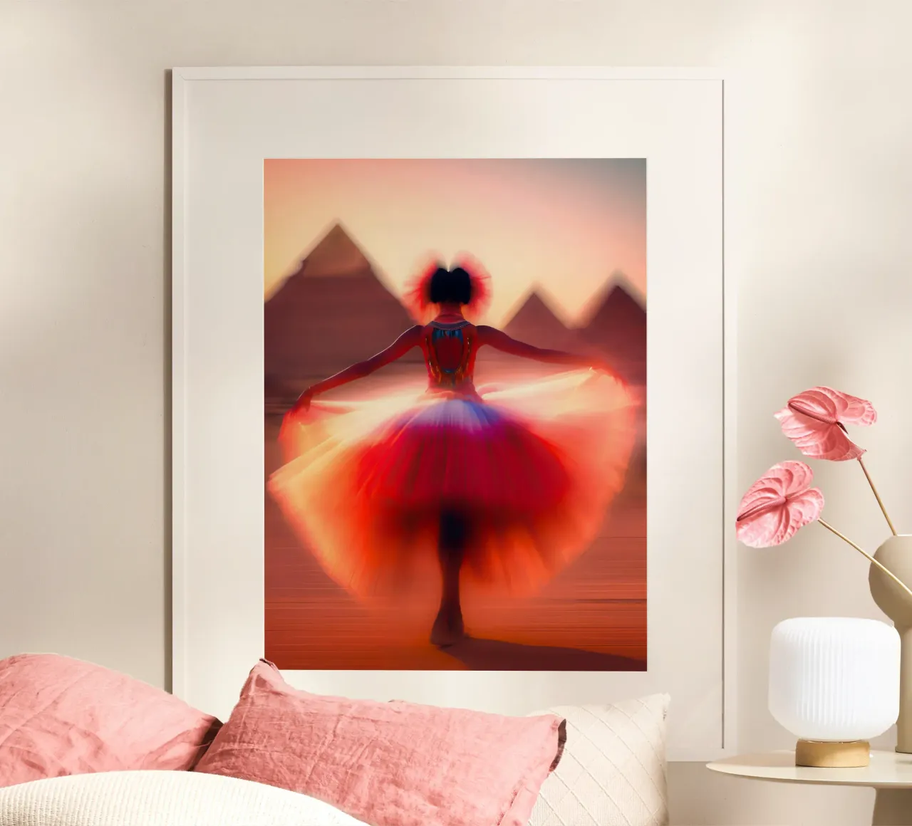 La Danseuse du Désert poster da ICONICA Art Studio