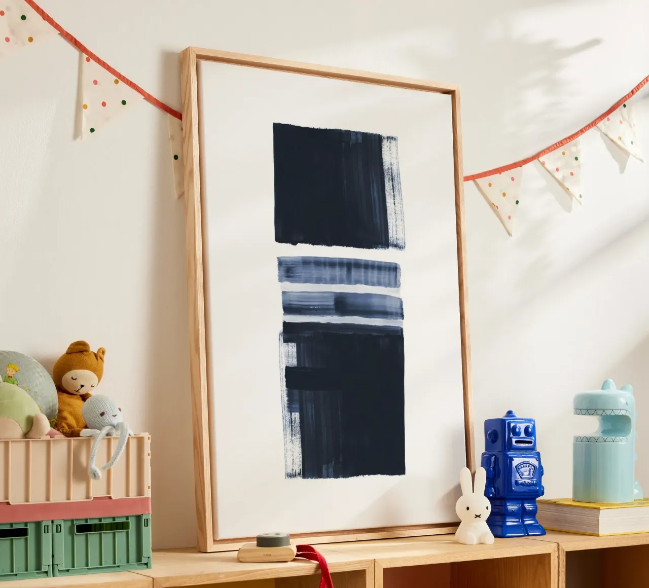 Danushka - Criptico tela con Cornice a cassetta da The Artcircle