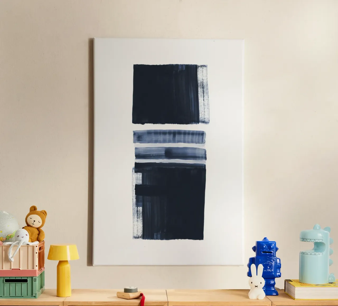Danushka - Criptico tela con Cornice a cassetta da The Artcircle
