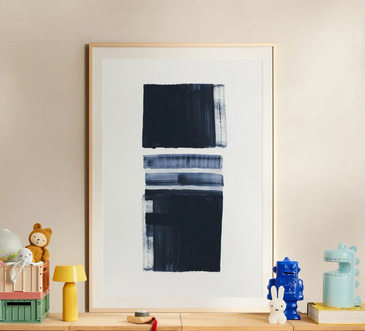 Danushka - Criptico poster con telaio in plastica da The Artcircle