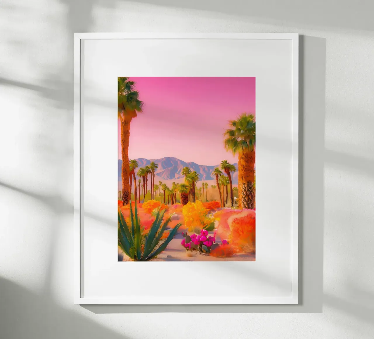 Le Désert Imaginaire poster con telaio in plastica da ICONICA Art Studio