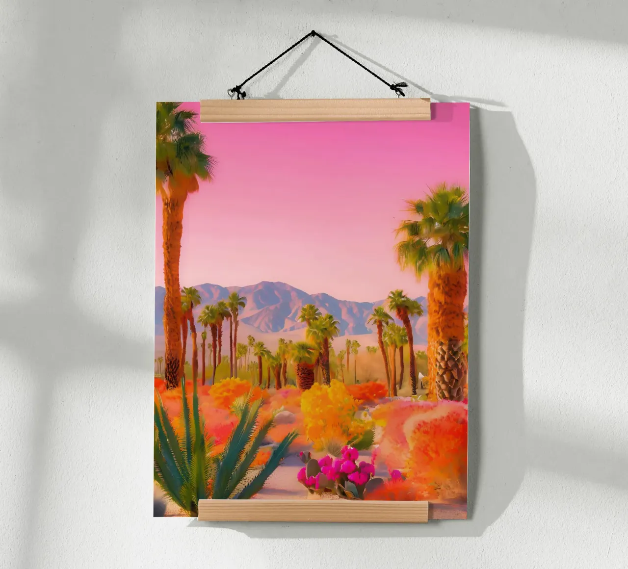 Le Désert Imaginaire poster con telaio in plastica da ICONICA Art Studio