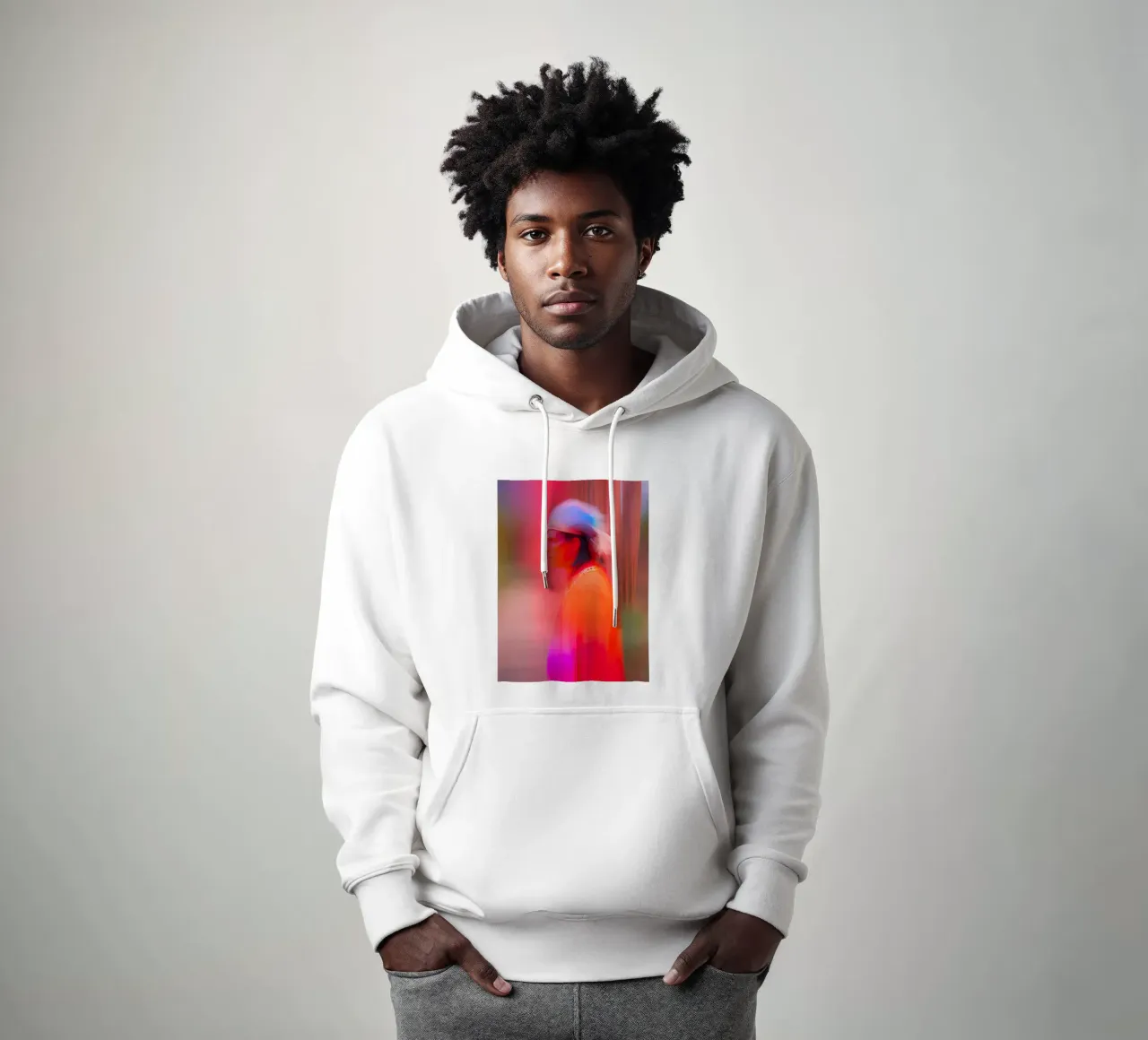 L'indien felpa con cappuccio da ICONICA Art Studio