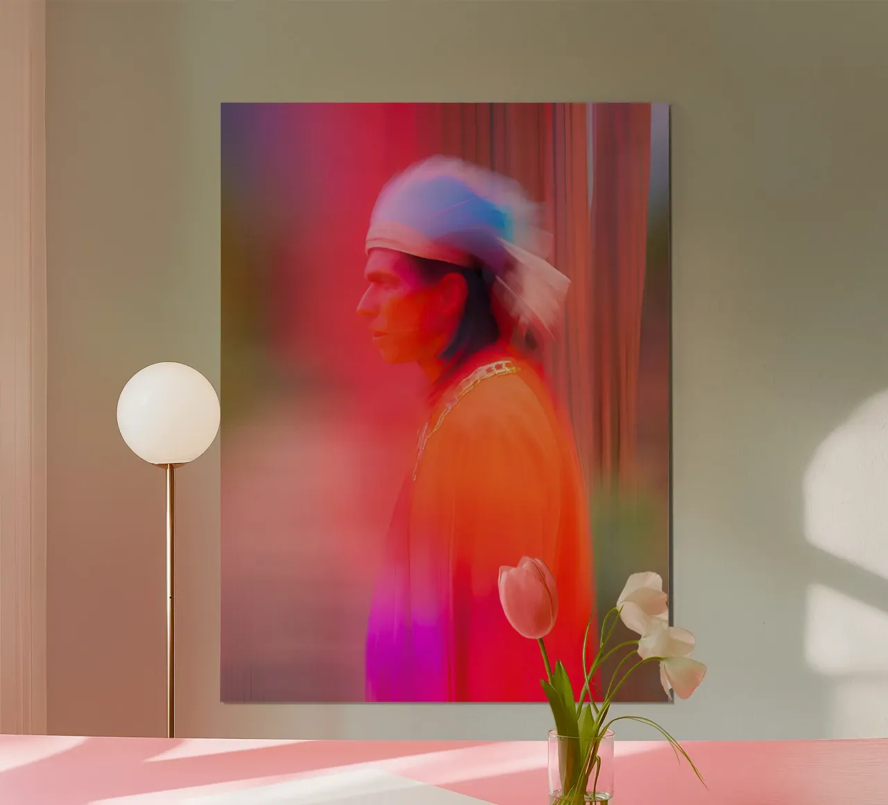L'indien poster con telaio in plastica da ICONICA Art Studio