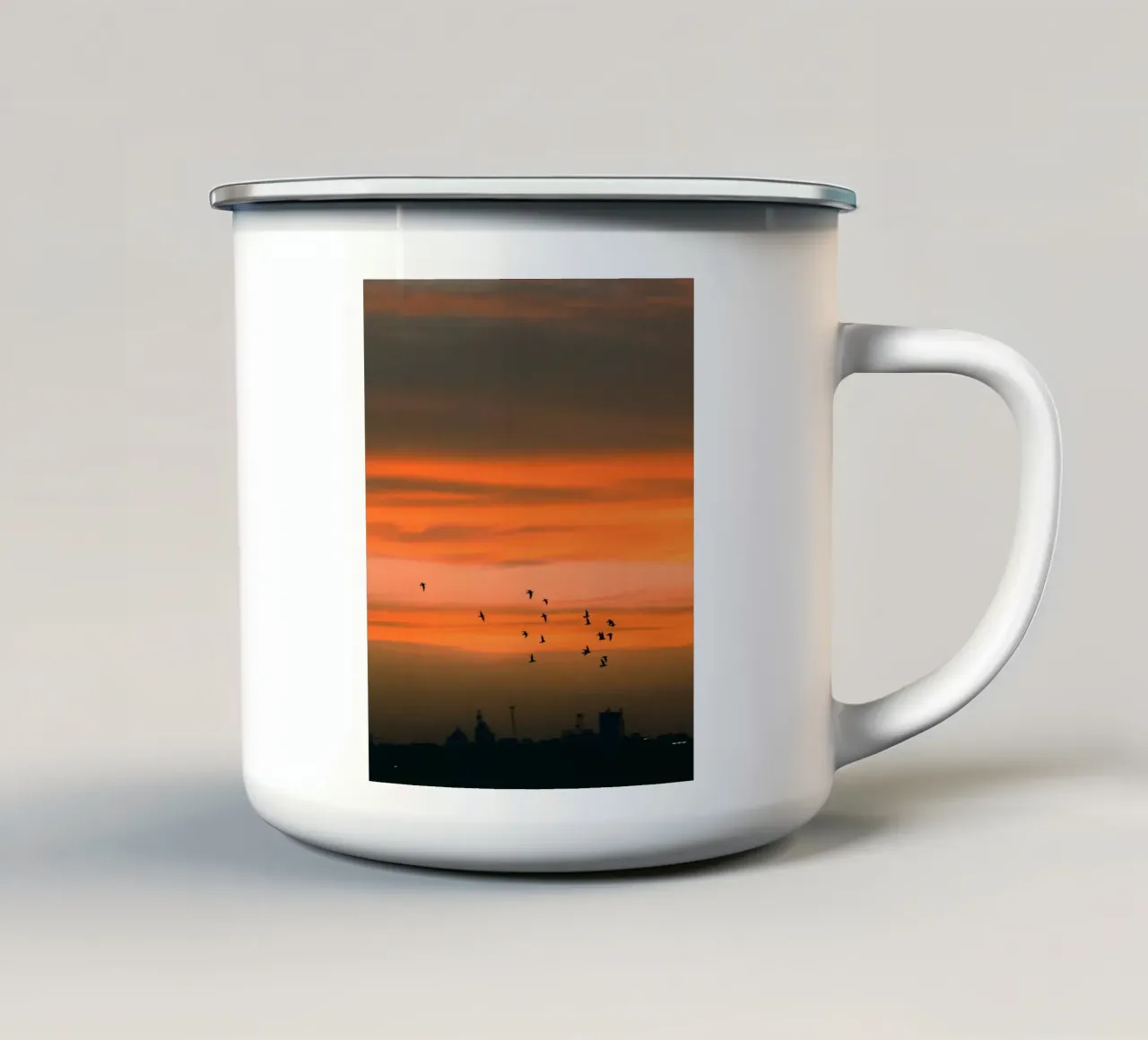 fly to the sunset tazza in smalto da miracle