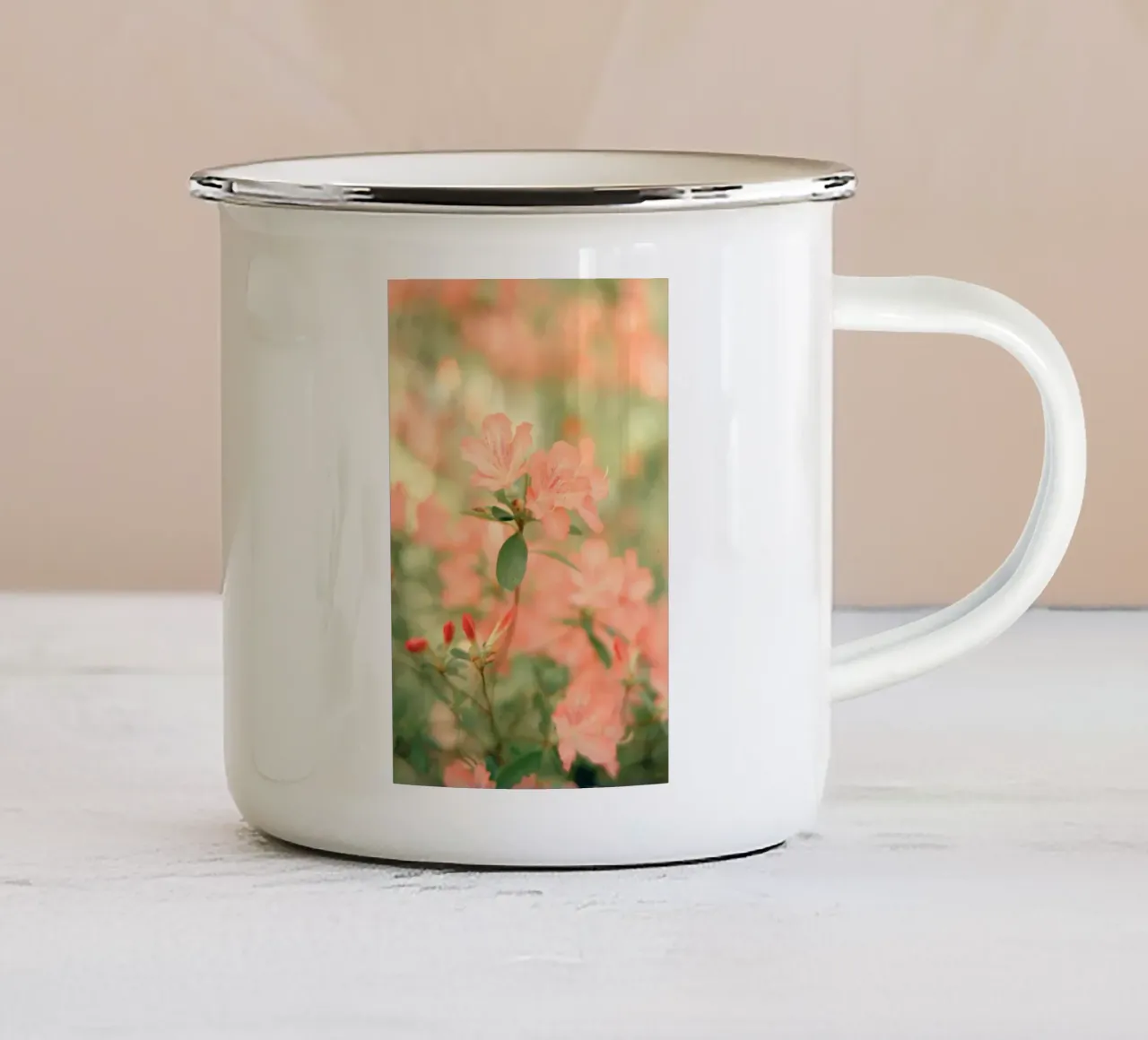 flower slight tazza in smalto da miracle