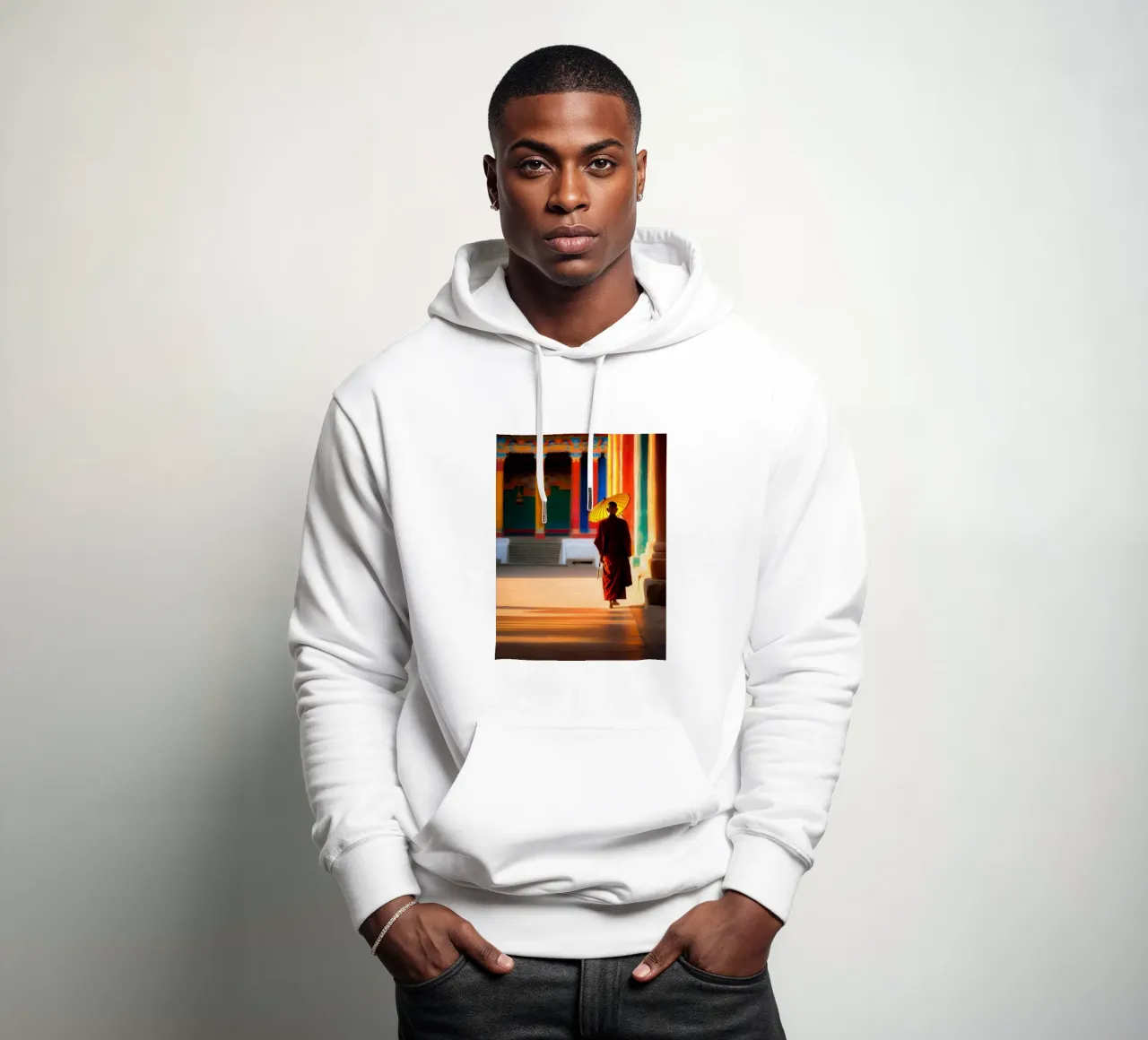 Le Sage felpa con cappuccio da ICONICA Art Studio