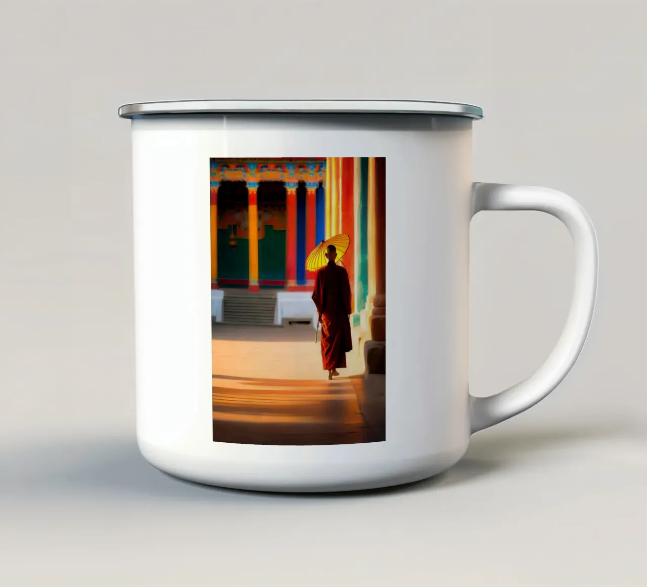 Le Sage tazza in smalto da ICONICA Art Studio