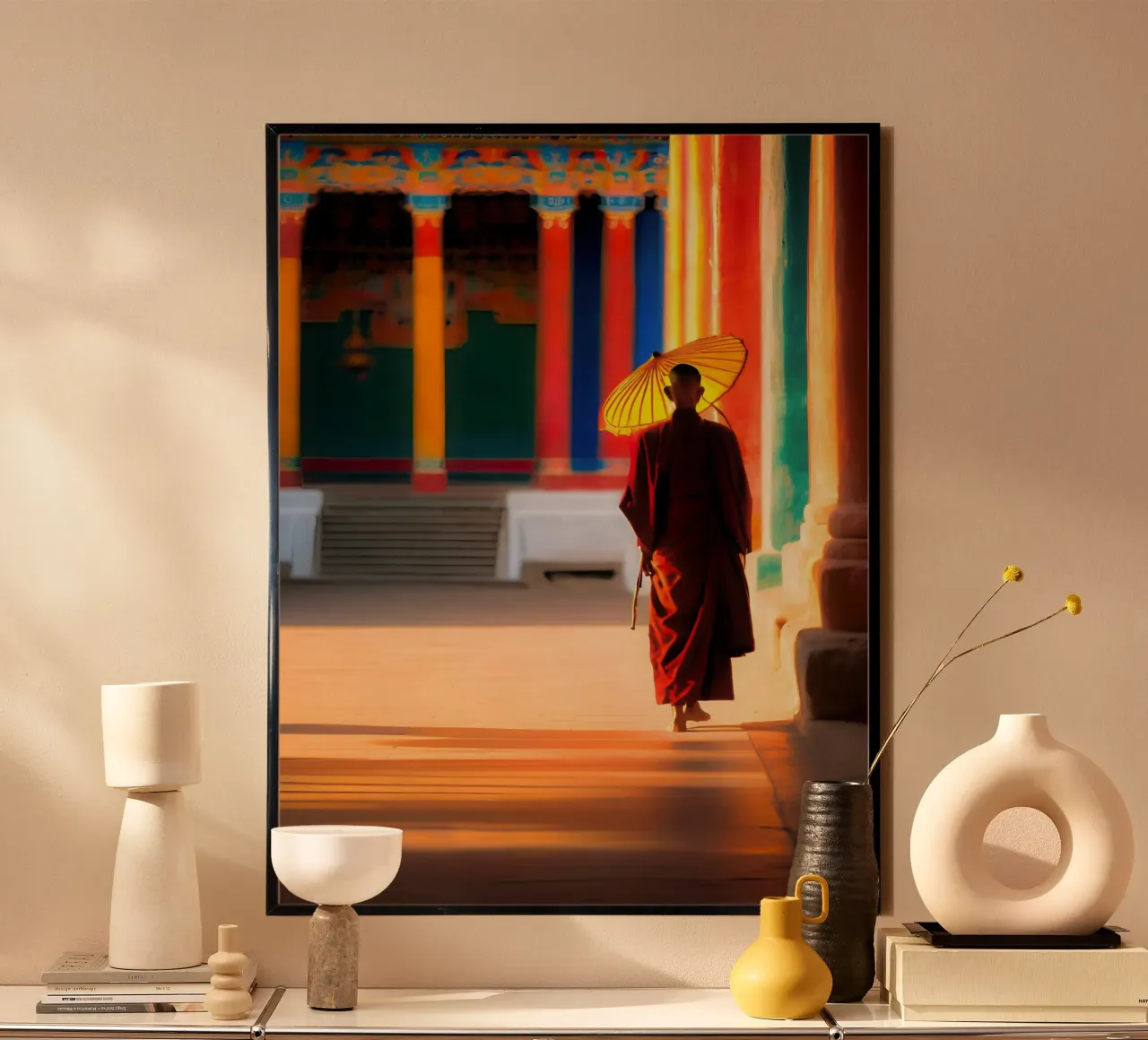 Le Sage poster con telaio in alluminio da ICONICA Art Studio