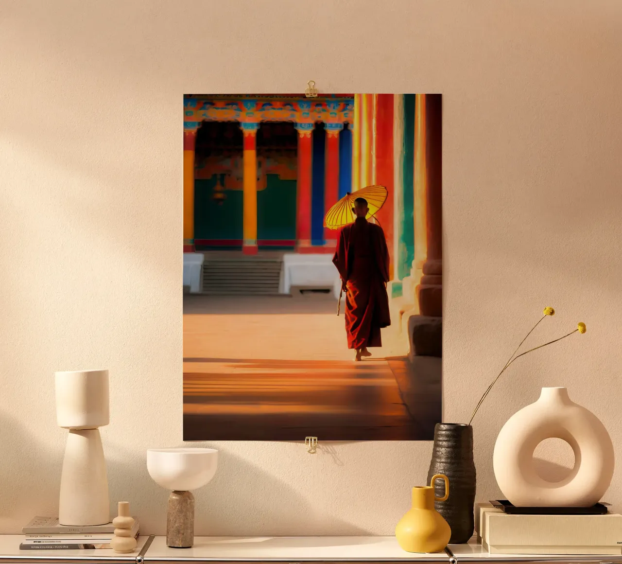 Le Sage poster con telaio in alluminio da ICONICA Art Studio