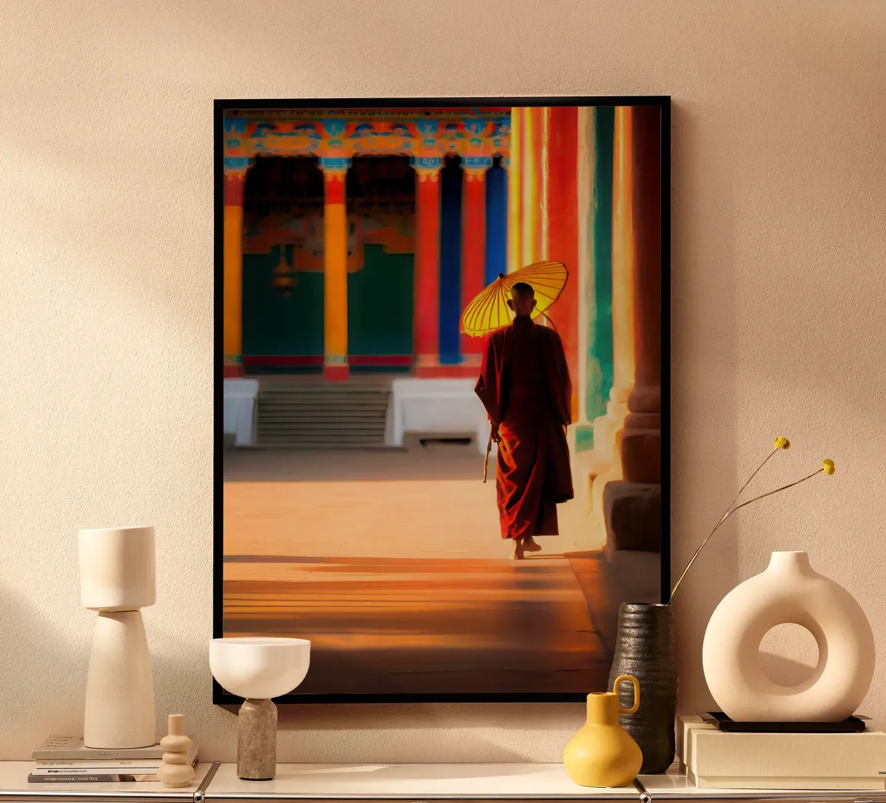 Le Sage poster con telaio in alluminio da ICONICA Art Studio