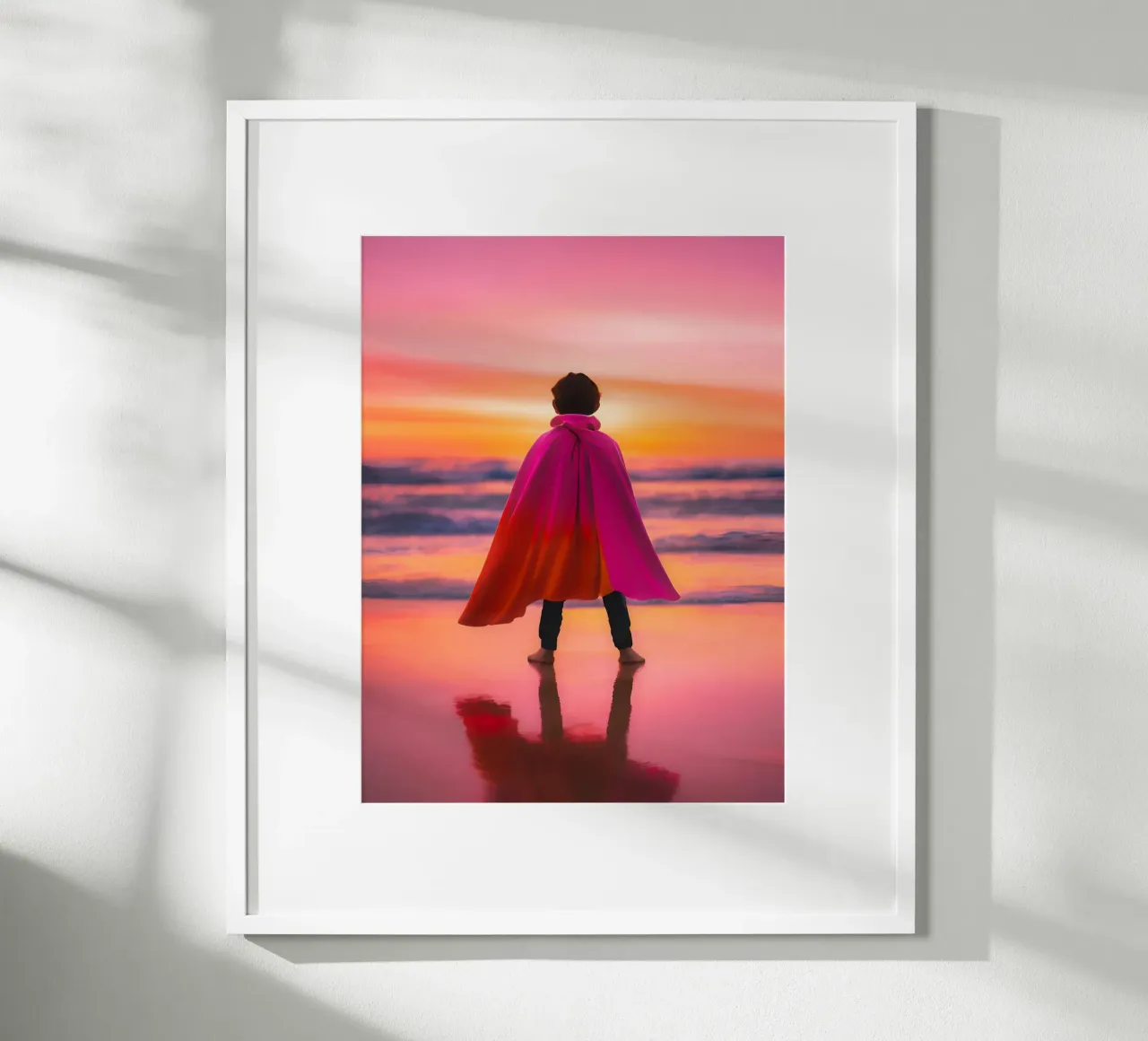 SuperKid poster con telaio in legno da ICONICA Art Studio