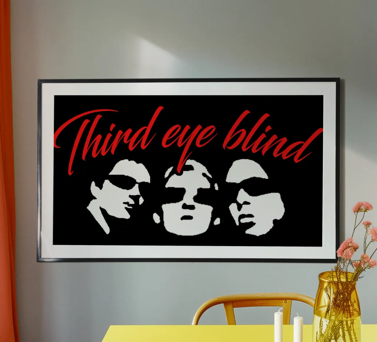 Silhouette Tre Occhi Ciechi poster da itzmyui