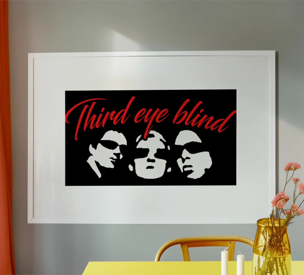Silhouette Tre Occhi Ciechi poster da itzmyui