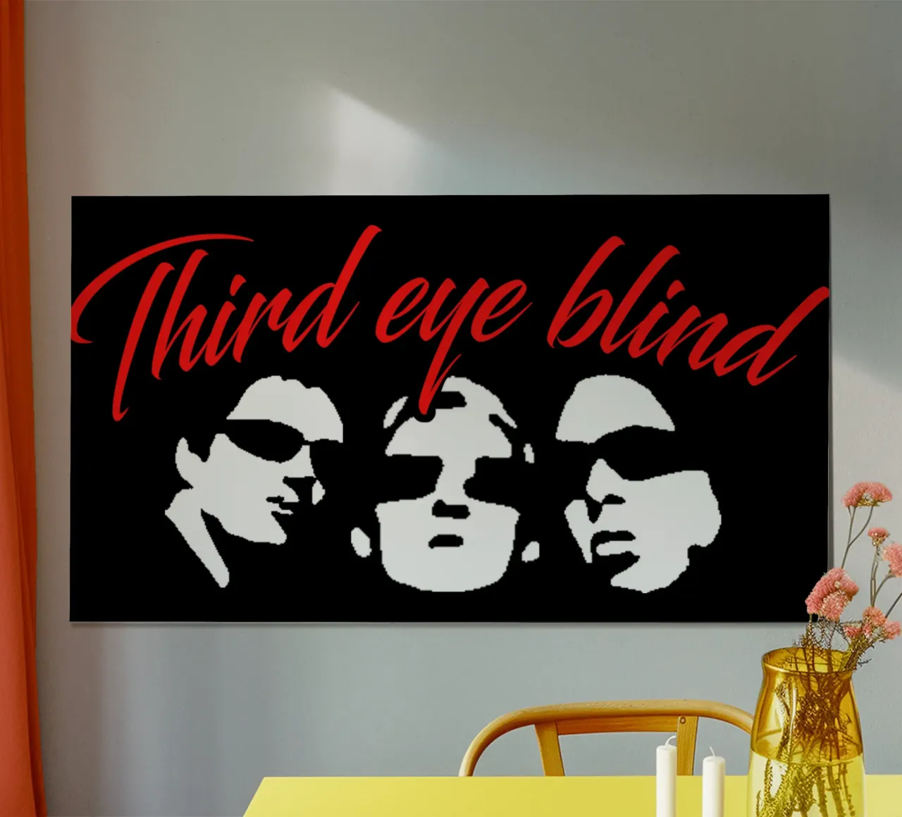 Silhouette Tre Occhi Ciechi poster da itzmyui