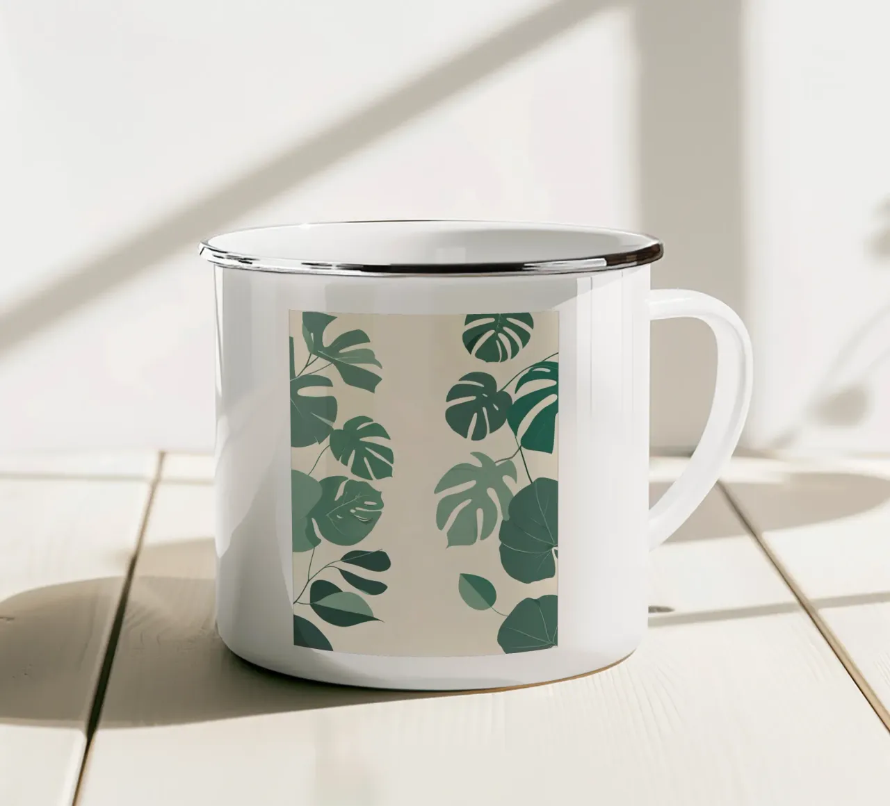 Duo botanico tazza in smalto da Botanical Gallery