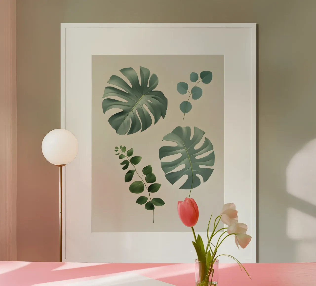 Duo botanico poster con telaio in plastica da The Green Room