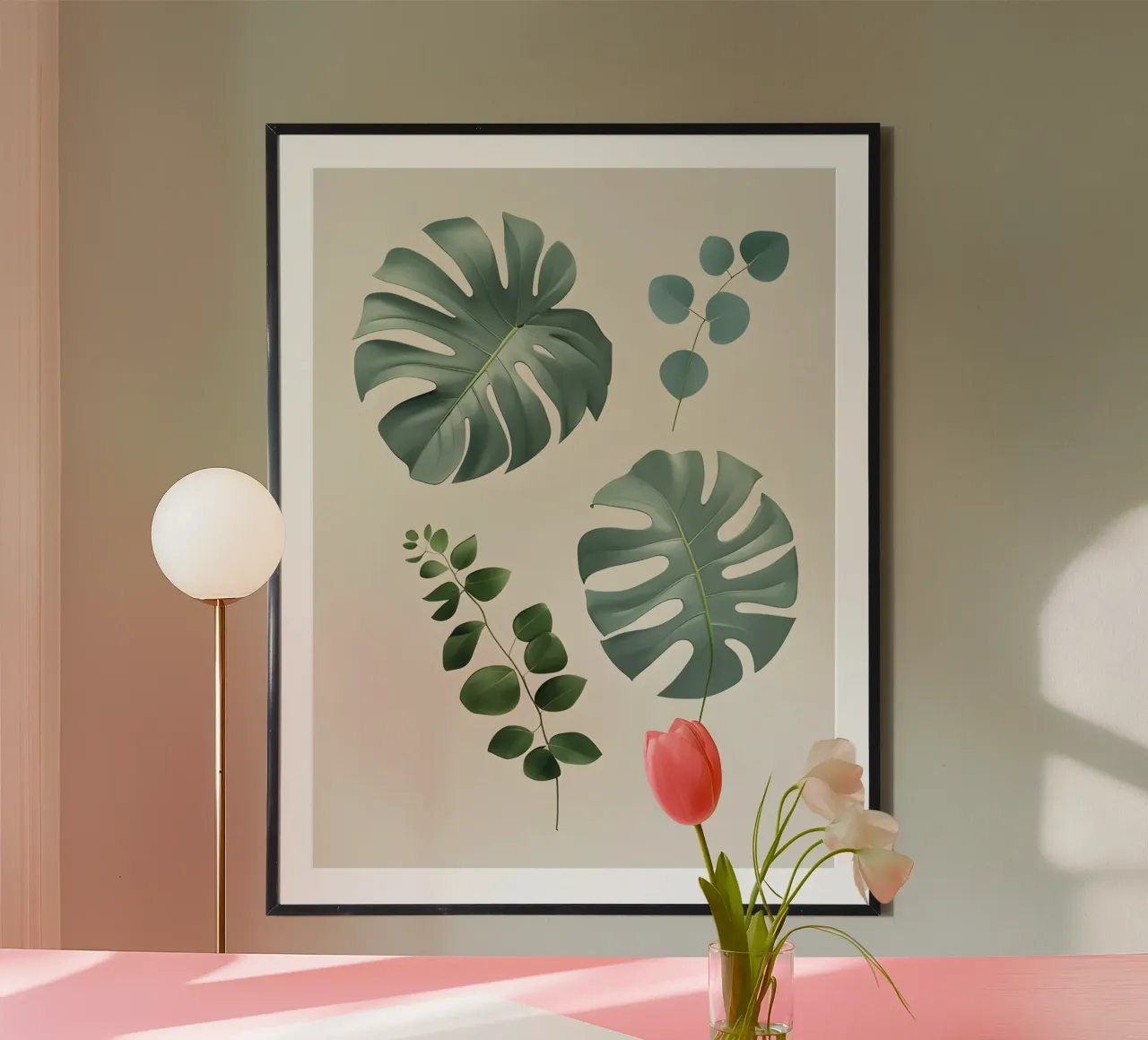 Duo botanico poster con telaio in plastica da The Green Room