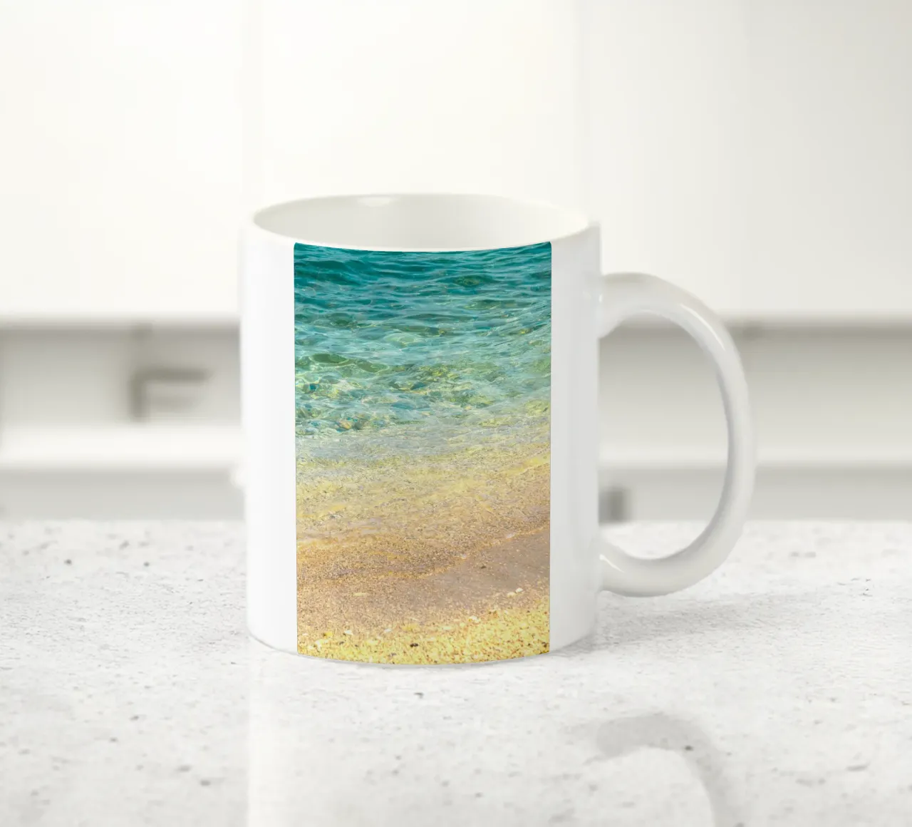 gradient wave sea tazza in ceramica da miracle