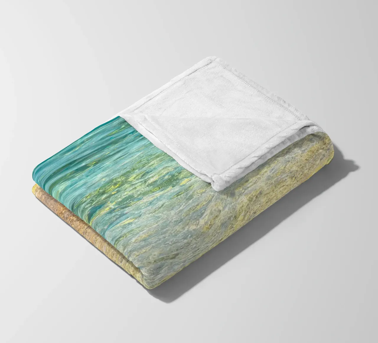 gradient wave sea coperta in pile da miracle