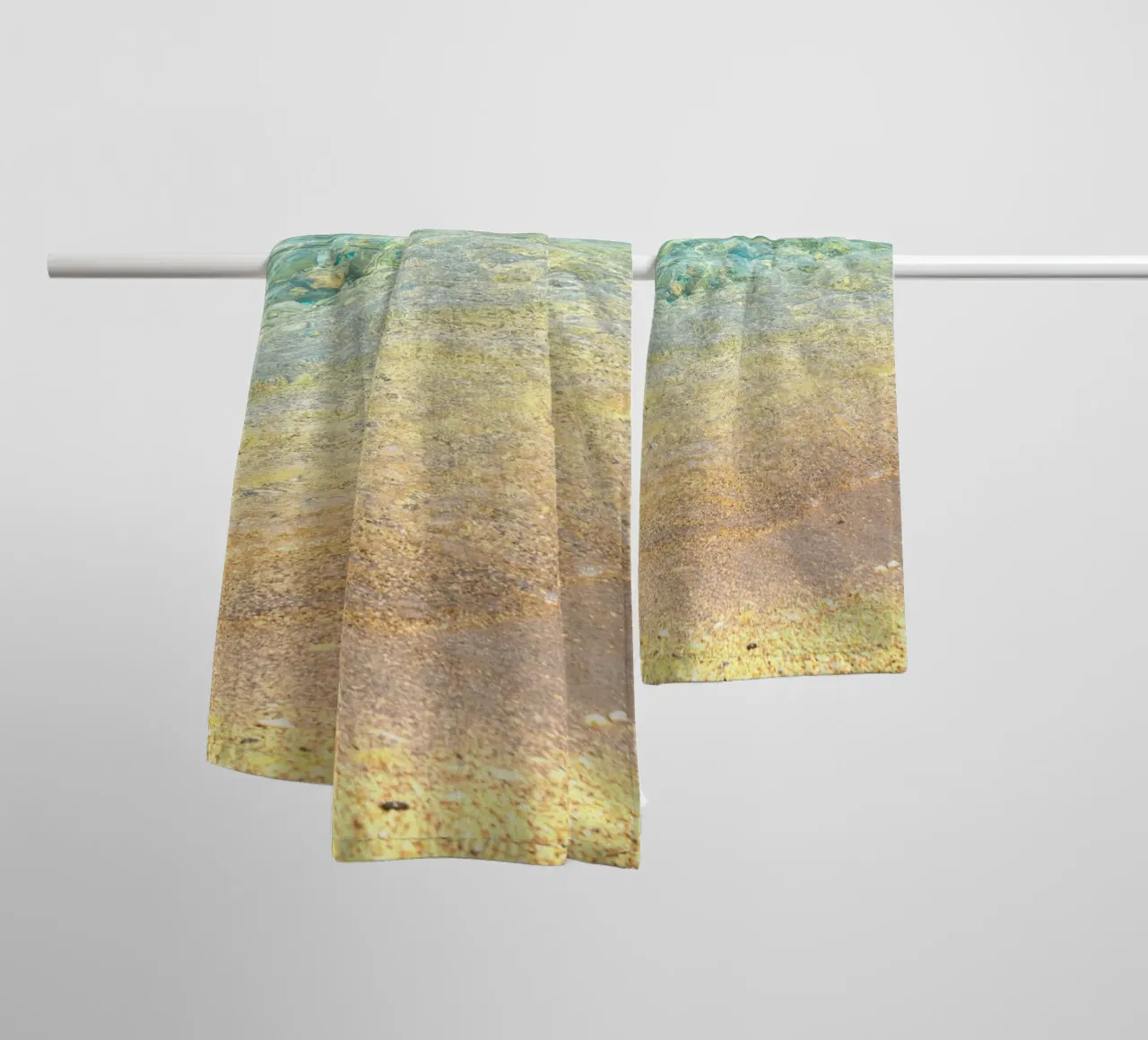gradient wave sea asciugamano da bagno da miracle