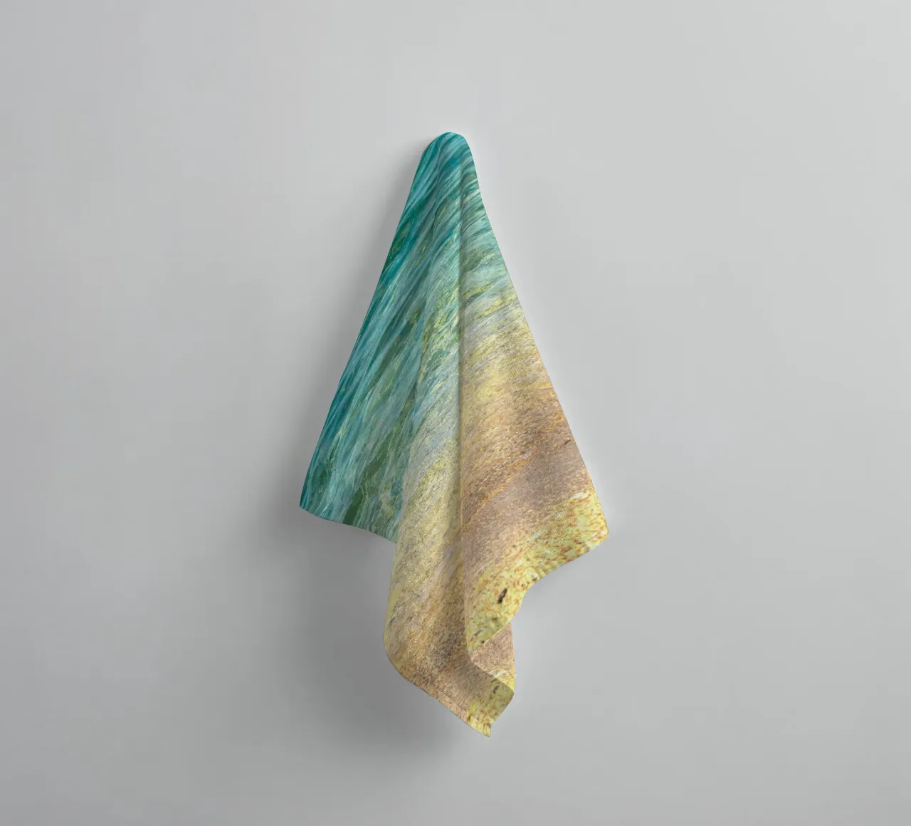 gradient wave sea asciugamano da bagno da miracle