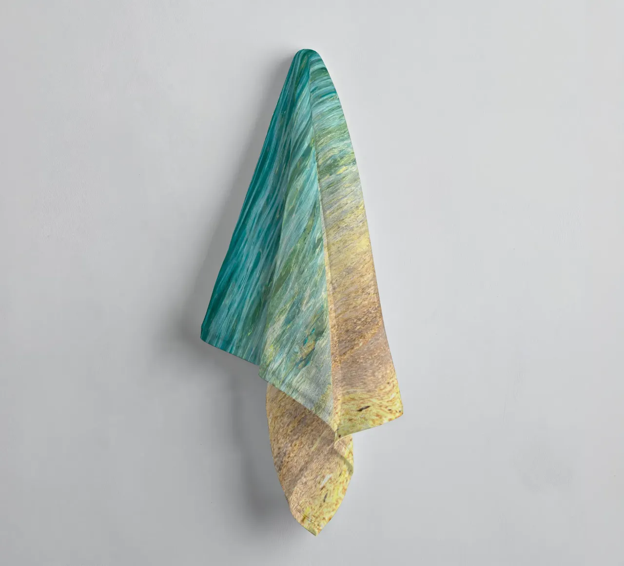 gradient wave sea asciugamano da bagno da miracle