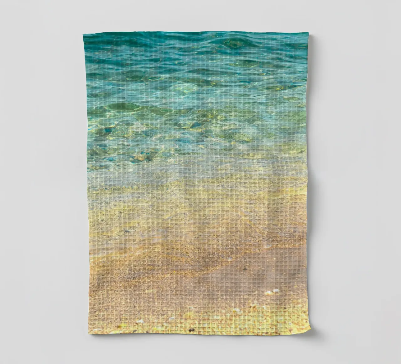 gradient wave sea canovaccio da cucina da miracle
