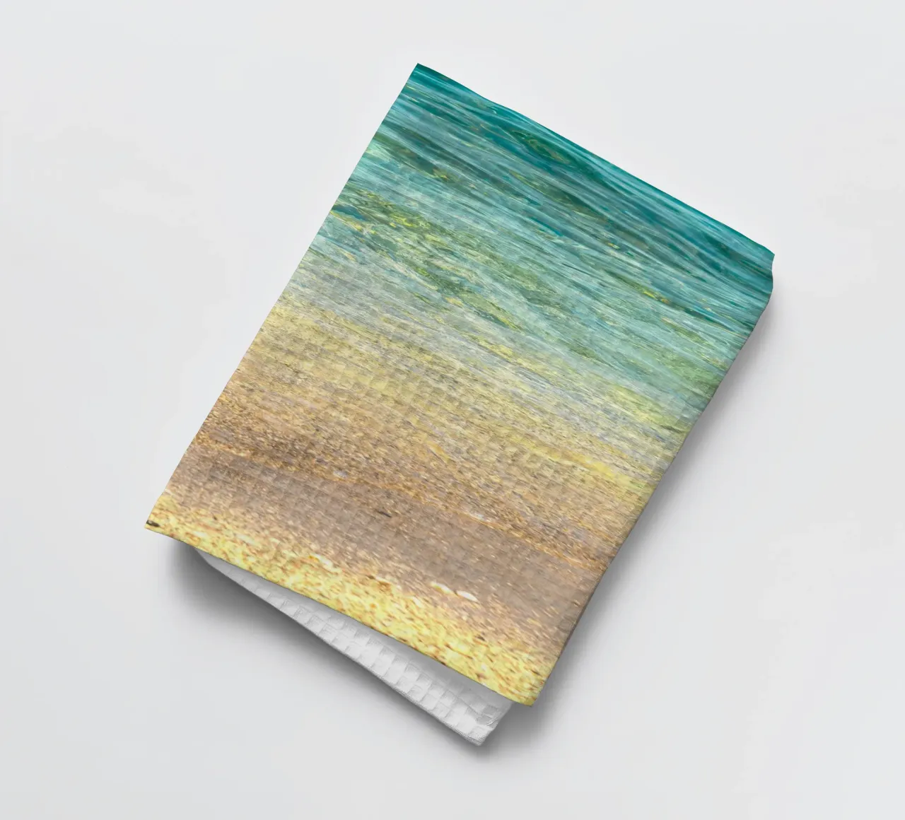 gradient wave sea canovaccio da cucina da miracle