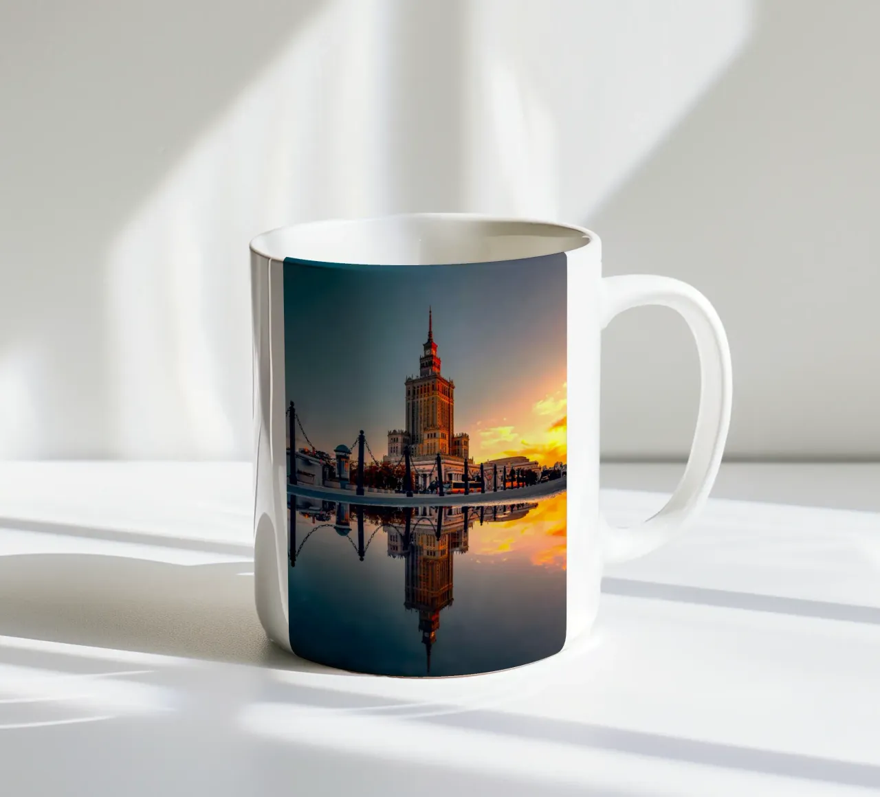 reflect tower tazza in ceramica da melts