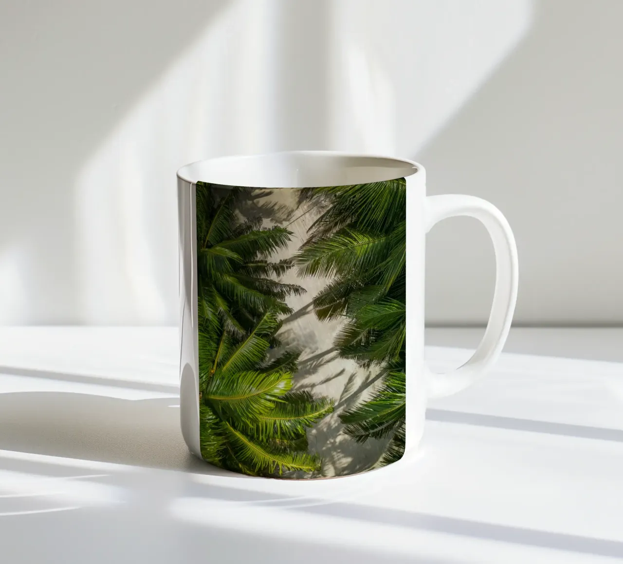 palm forest tazza in ceramica da melts