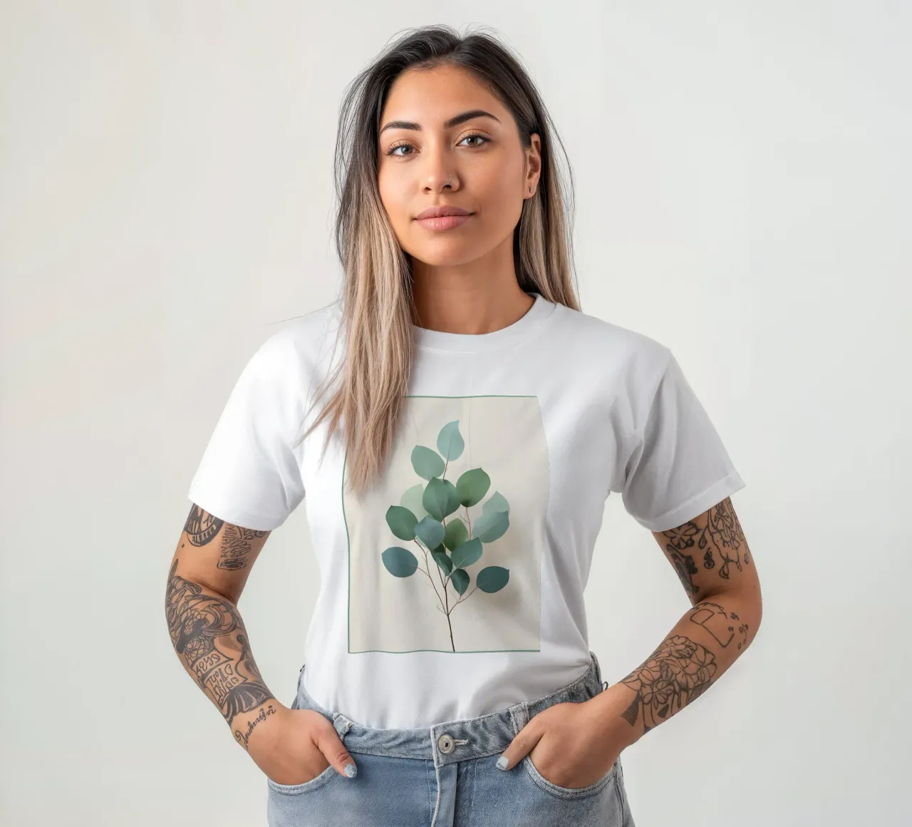 Gradiente botanico t-shirt da Botanical Gallery
