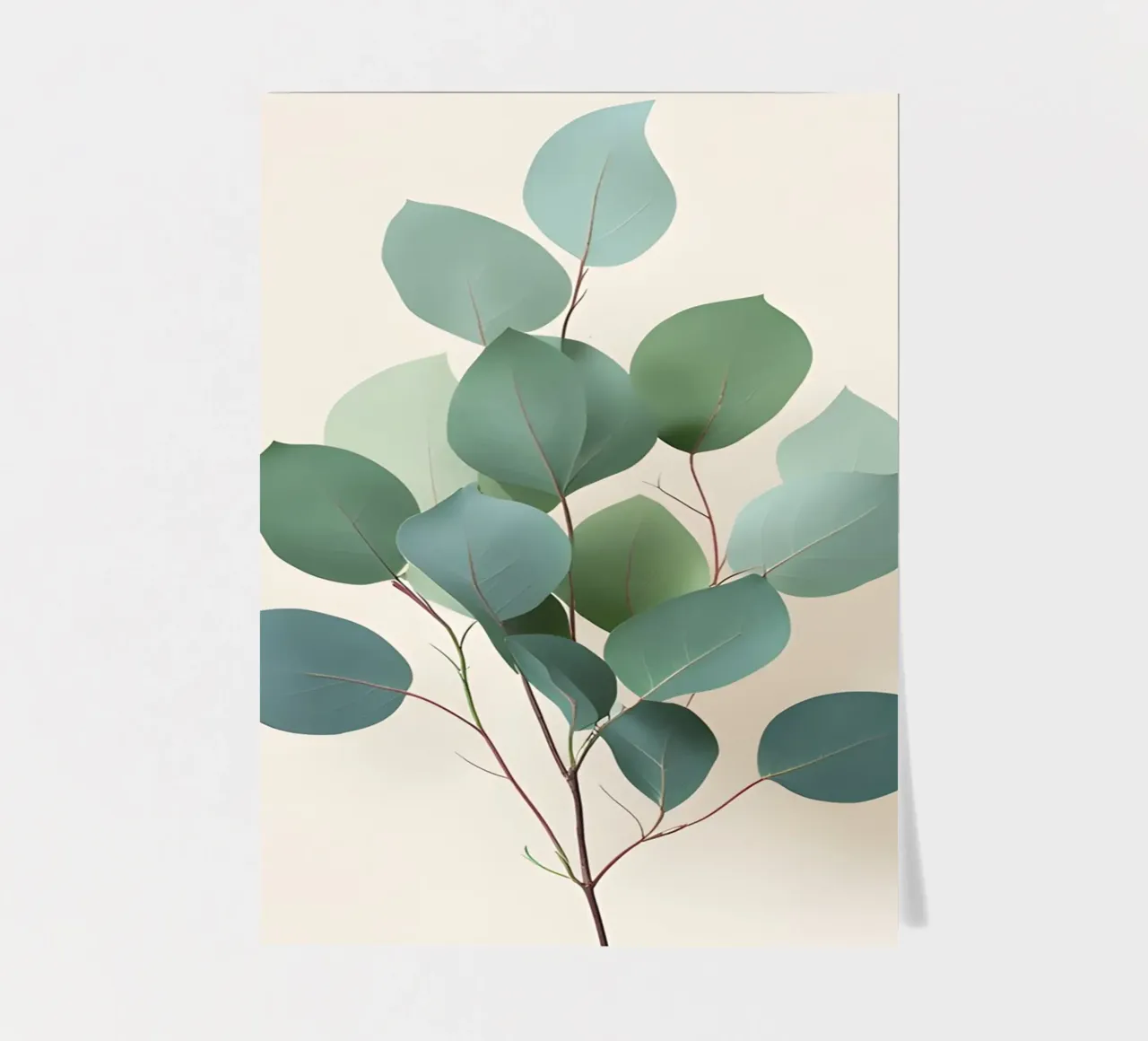 Gradiente botanico foglio adesivo da Botanical Gallery