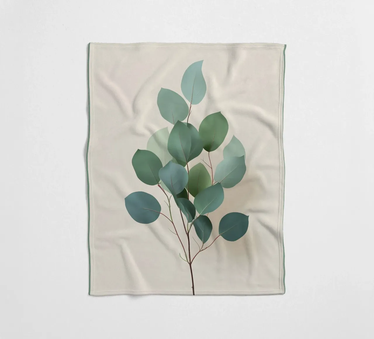 Gradiente botanico coperta in pile da Botanical Gallery