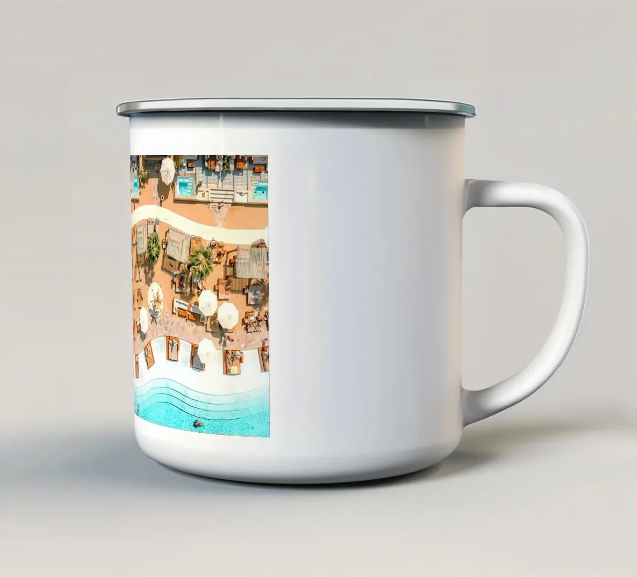 curve coast tazza in smalto da melts