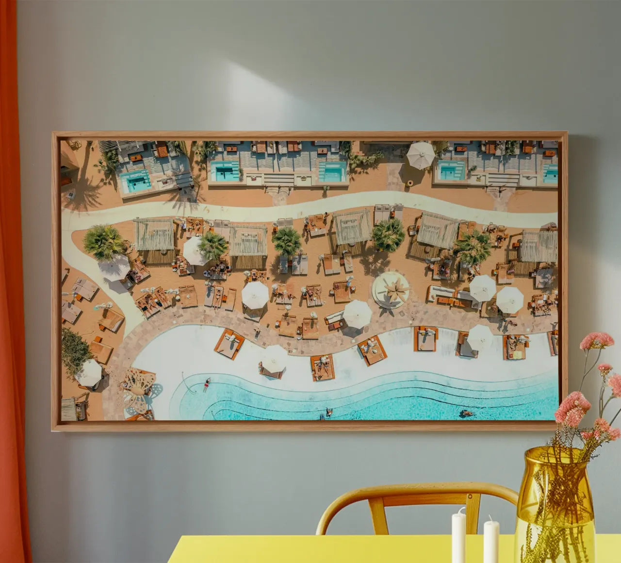 curve coast tela con Cornice a cassetta da melts
