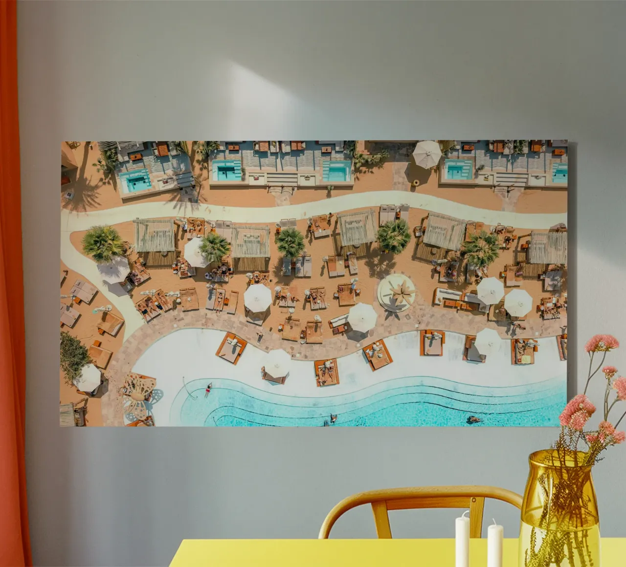 curve coast tela con Cornice a cassetta da melts
