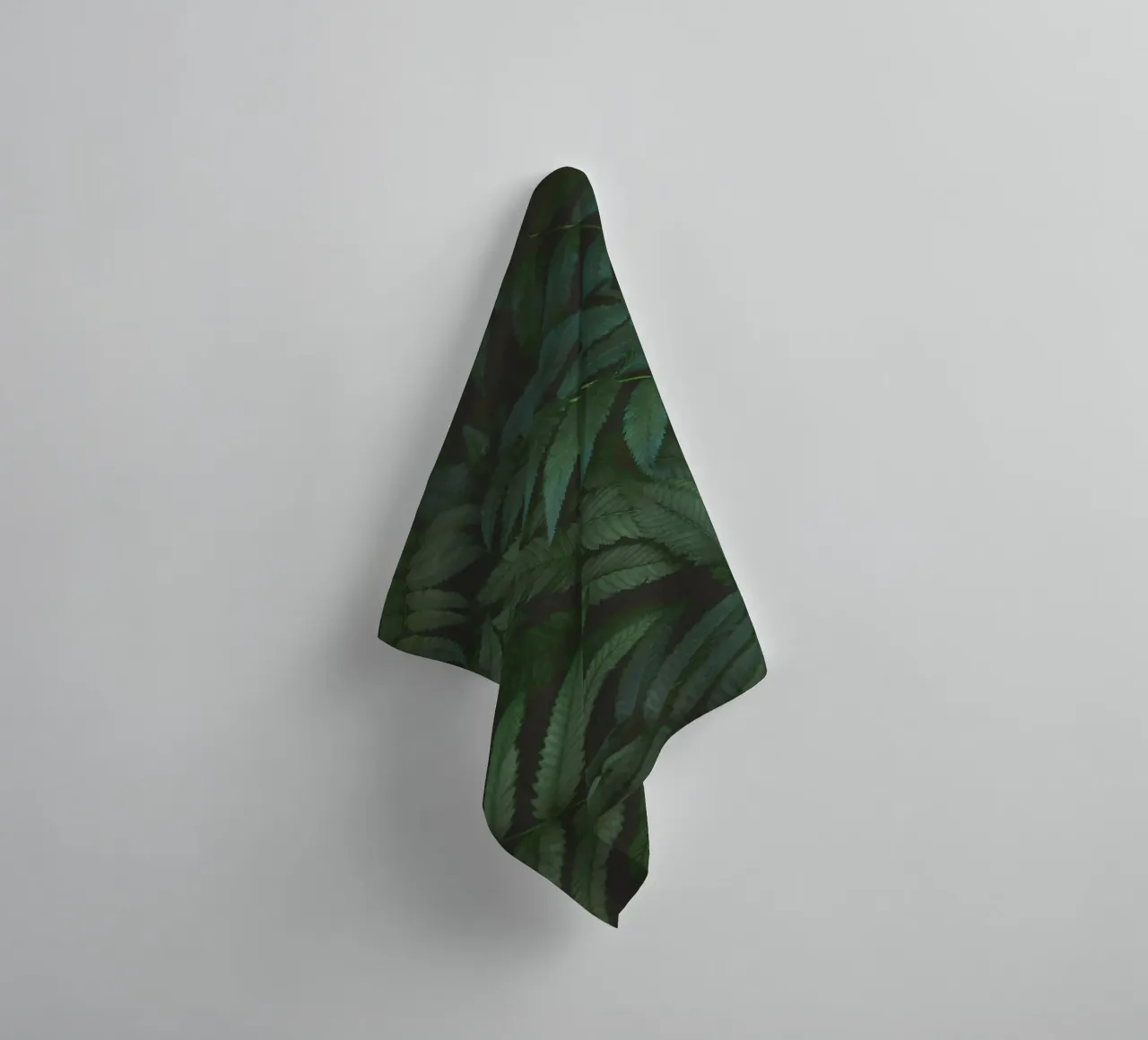 leaf in shadow asciugamano da bagno da melts
