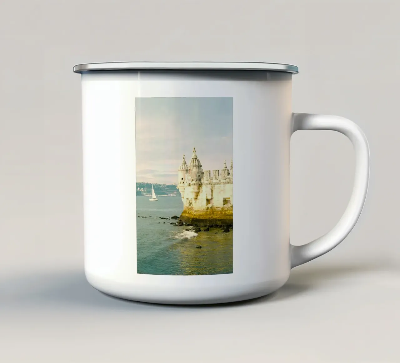 tower on sea tazza in smalto da melts