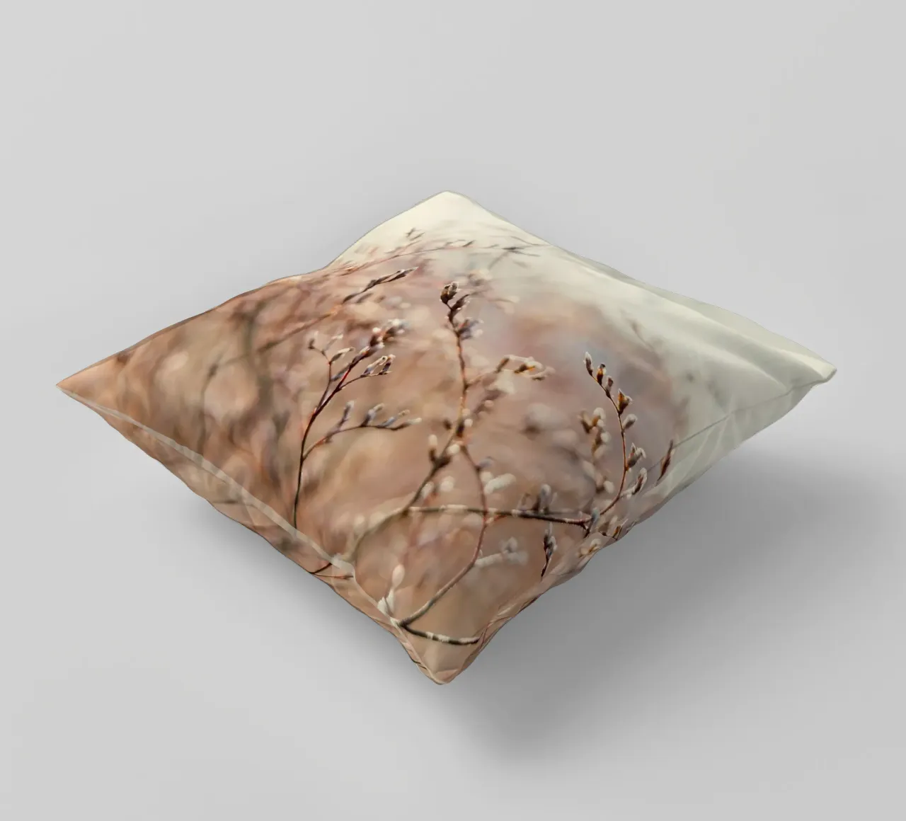thin tree and flower cuscino da melts